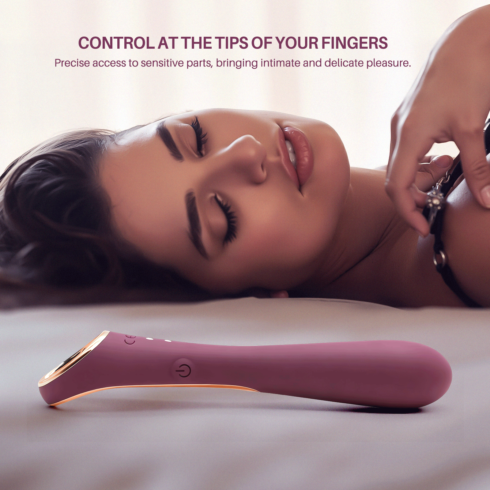 Women's BOGO Solar Ring Finger Vibrator +Sec Duo Couples Vibe